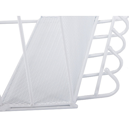 Metal organiser hanging shelf kitchen shelf bathroom hanger