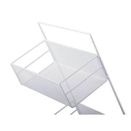 Metal organiser hanging shelf kitchen shelf bathroom hanger