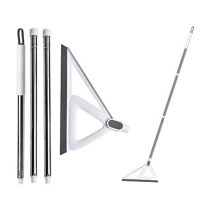 Scraper for collecting water floors windows glass mirrors broom scraper