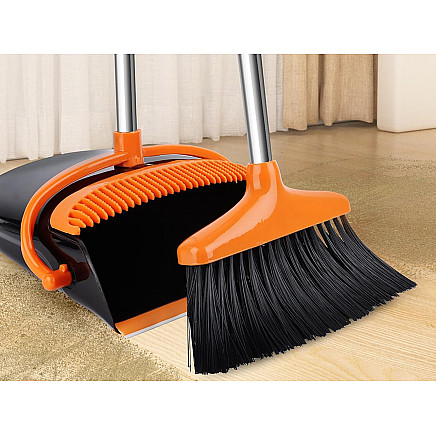 Lazy mans sweeping kit swifter brush mop cleaning wiper dustpan 2in1