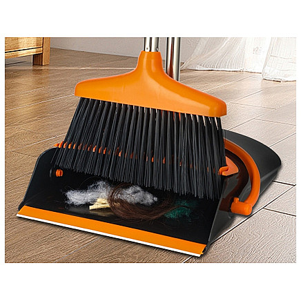 Lazy mans sweeping kit swifter brush mop cleaning wiper dustpan 2in1