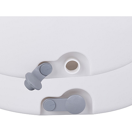 Rotary mop 360 spin bucket set 2x microfibre pads