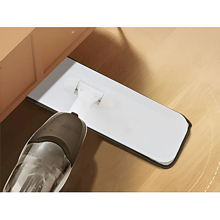 Plakanais mops ar izsmidzinātāju 120 cm, 350 ml + 3 mikrošķiedras uzlikas