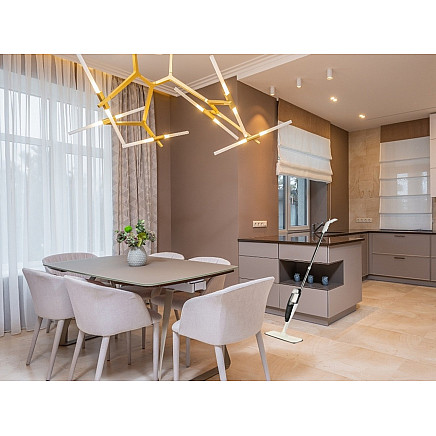 Plakanais mops ar izsmidzinātāju 120 cm, 350 ml + 3 mikrošķiedras uzlikas