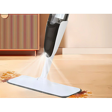 Plakanais mops ar izsmidzinātāju 120 cm, 350 ml + 3 mikrošķiedras uzlikas