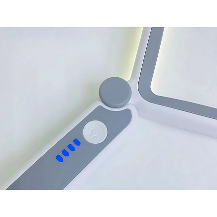 Illuminated reading magnifying glass 4x with led lighting