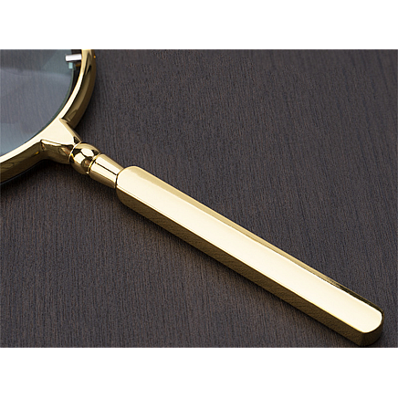Reading magnifying glass manual magnifying glass gold magnification 6x