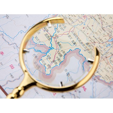 Reading magnifying glass manual magnifying glass gold magnification 6x