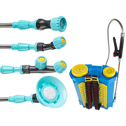 BATTERY BACKPACK PRESSURE SPRAYER GARDEN LONG LANCE 16L