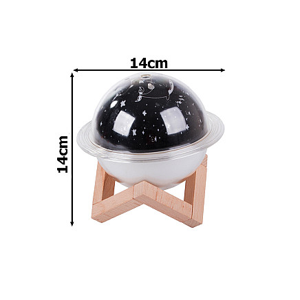 Gaisa mitrinātājs un aromātu difuzors ar RGB LED apgaismojumu