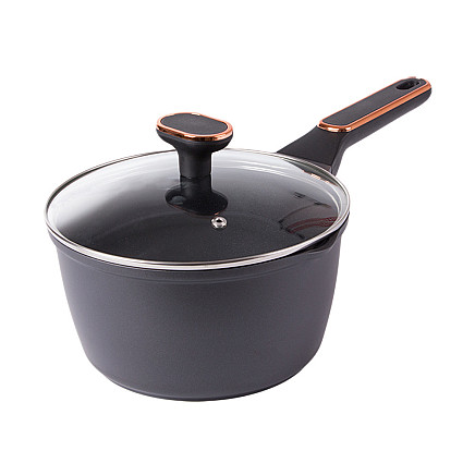 Katlu, kastrolu un pannu komplekts ar nepiedegošu pārklājumu, 8 gab., lietais alumīnijs