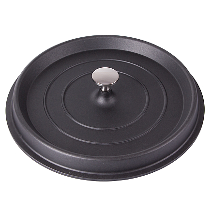 Cepamais katls ar vāku un nepiedegošu pārklājumu, 6,6 l, lietais alumīnijs