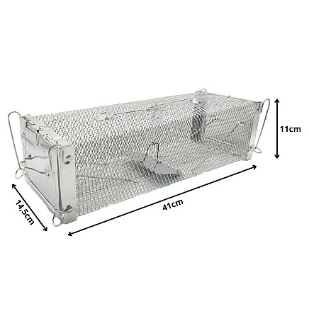 Humane rat trap large metal cage xxl