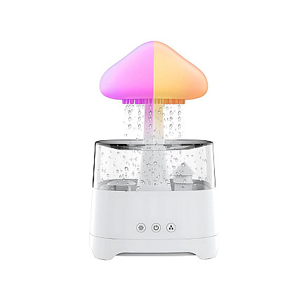 Gaisa mitrinātājs un aromātu difuzors ar RGB LED lampu, pulti, USB