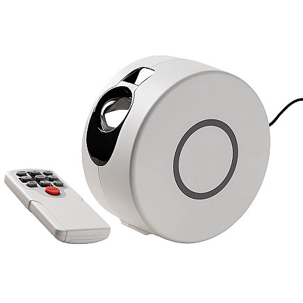 Zvaigžņu projektors Astronauts nakts lampa ar pulti, balts