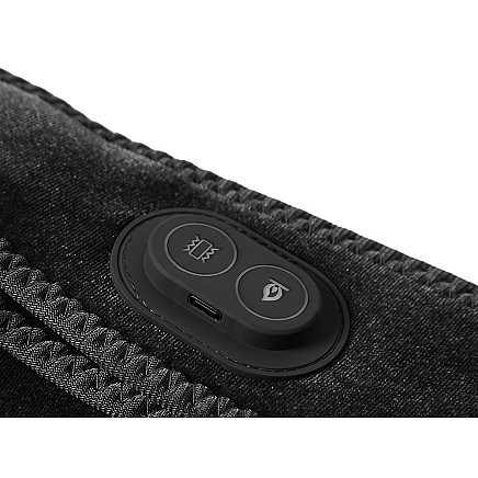 Sildošs kakla masieris ar vibrāciju pret sāpēm, viegls, USB-C, melns