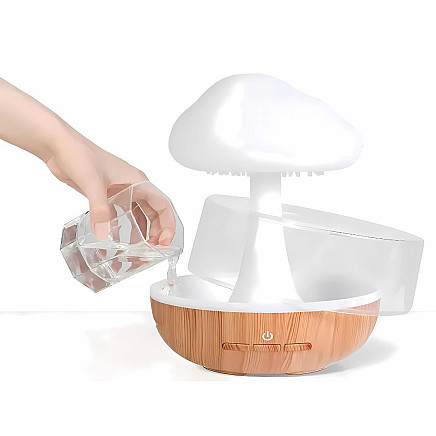 Gaisa mitrinātājs difuzors LED lampa bezvadu