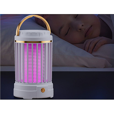 Mosquito repellent uv led rechargeable pendant insect lamp 2 modes with light