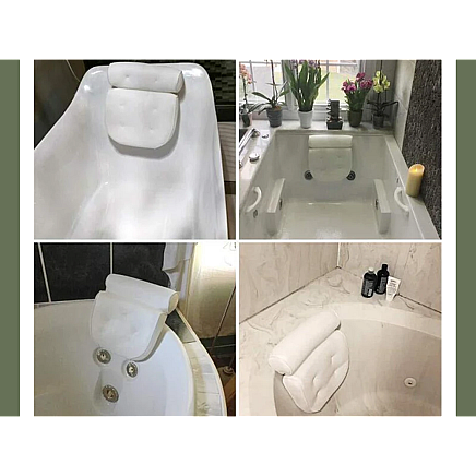 Vannas spilvens ar piesūcekņiem