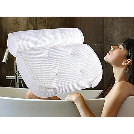 Vannas spilvens ar piesūcekņiem