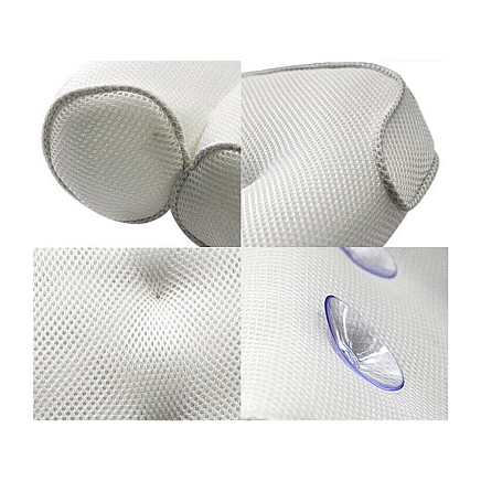 Vannas spilvens ar piesūcekņiem