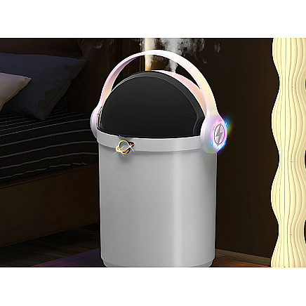 Gaisa mitrinātājs un aromātu difuzors ar RGB LED, USB, balts