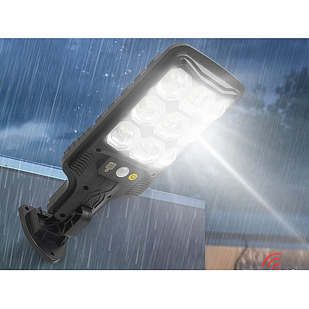 Cob outdoor solar street lamp with motion and dusk sensor + remote control