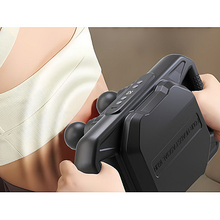 Powerful body massager 4 heads 20 levels of strength + 6 pulse modes usb