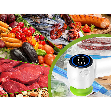 Food vacuum pump for vacuum bags jars electric + bags