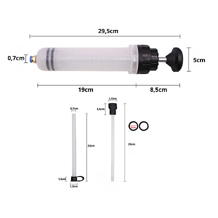 Eļļas šļirce 200ml