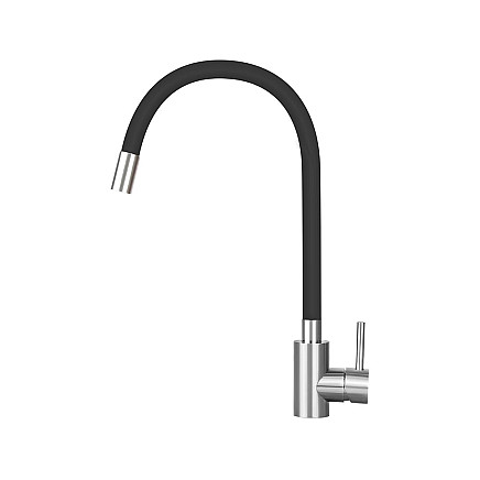 Flexible kitchen mixer tap with swivel spout 360 flexible