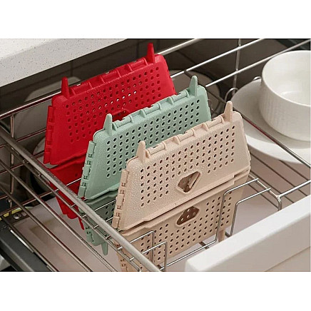 Saliekams grozs-caurduris augļiem un dārzeņiem, virtuves organizators