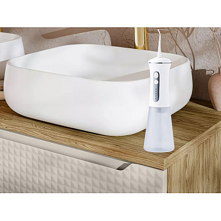 Bezvadu mutes irigators ar 350 ml tvertni un DIY režīmu, portatīvs