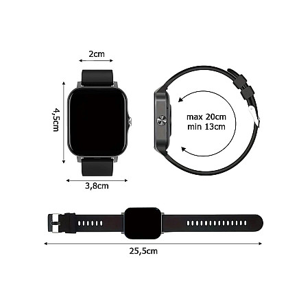 Sporta viedpulkstenis ar Bluetooth zvanu funkciju un silikona siksniņu, zaļš