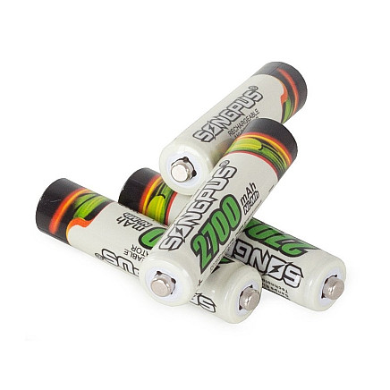 4 Габ. Аккумуляторы AAA R3 2700mAh