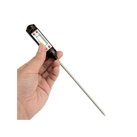 Digital lcd kitchen thermometer wine meat probe