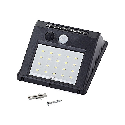 20led solar lamp with motion and dusk sensor