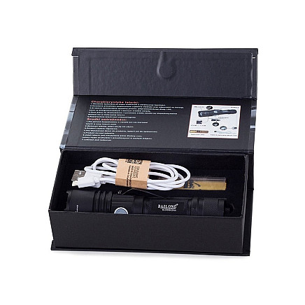 Tactical bailong cree led xm-l3-u3 usb torch