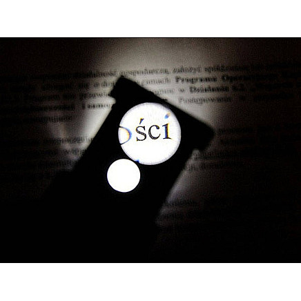 Pocket magnifier jubil. Uv extended led 30x 60x