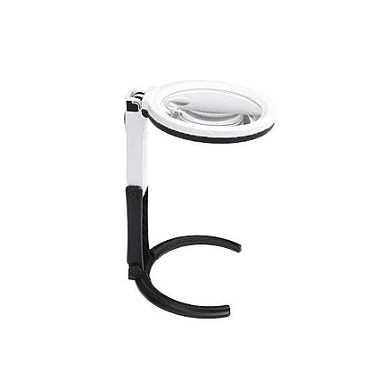 Loupe magnifying glass illuminated 1.8x 138mm