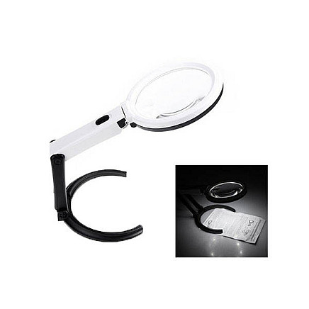 Loupe magnifying glass illuminated 1.8x 138mm
