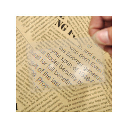 Lupa visit fresnel card 85x55mm