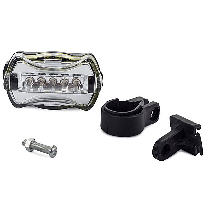 Bicycle light 5 led lamp white rear