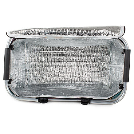 Thermal picnic basket shopping basket