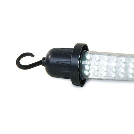 60 LED darbnīcas lampa 2 barošanas avoti 12 V 230V