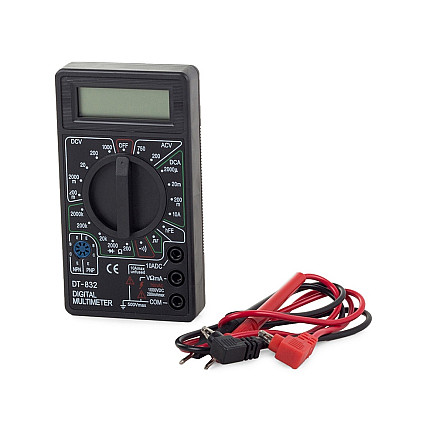Multimeter digital tester with lcd signal