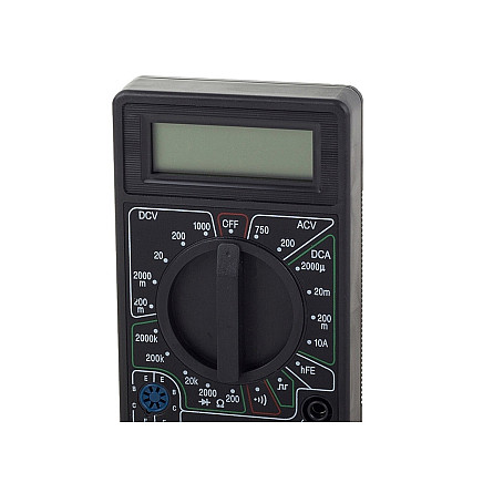Multimeter digital tester with lcd signal