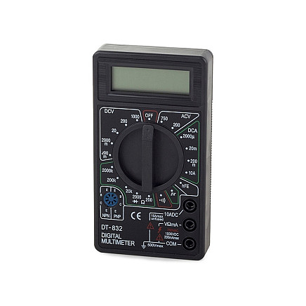 Multimeter digital tester with lcd signal