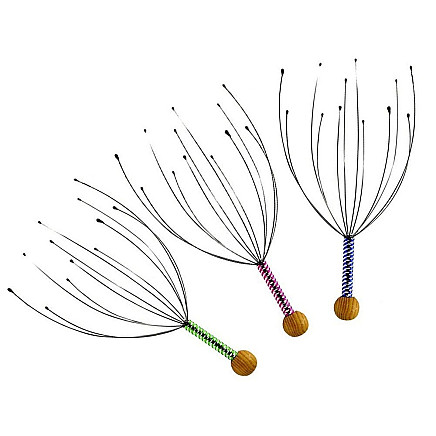 Ayurvedic relaxing hand-held head massager