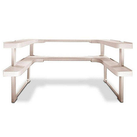 Bin organiser kitchen cupboard shelf